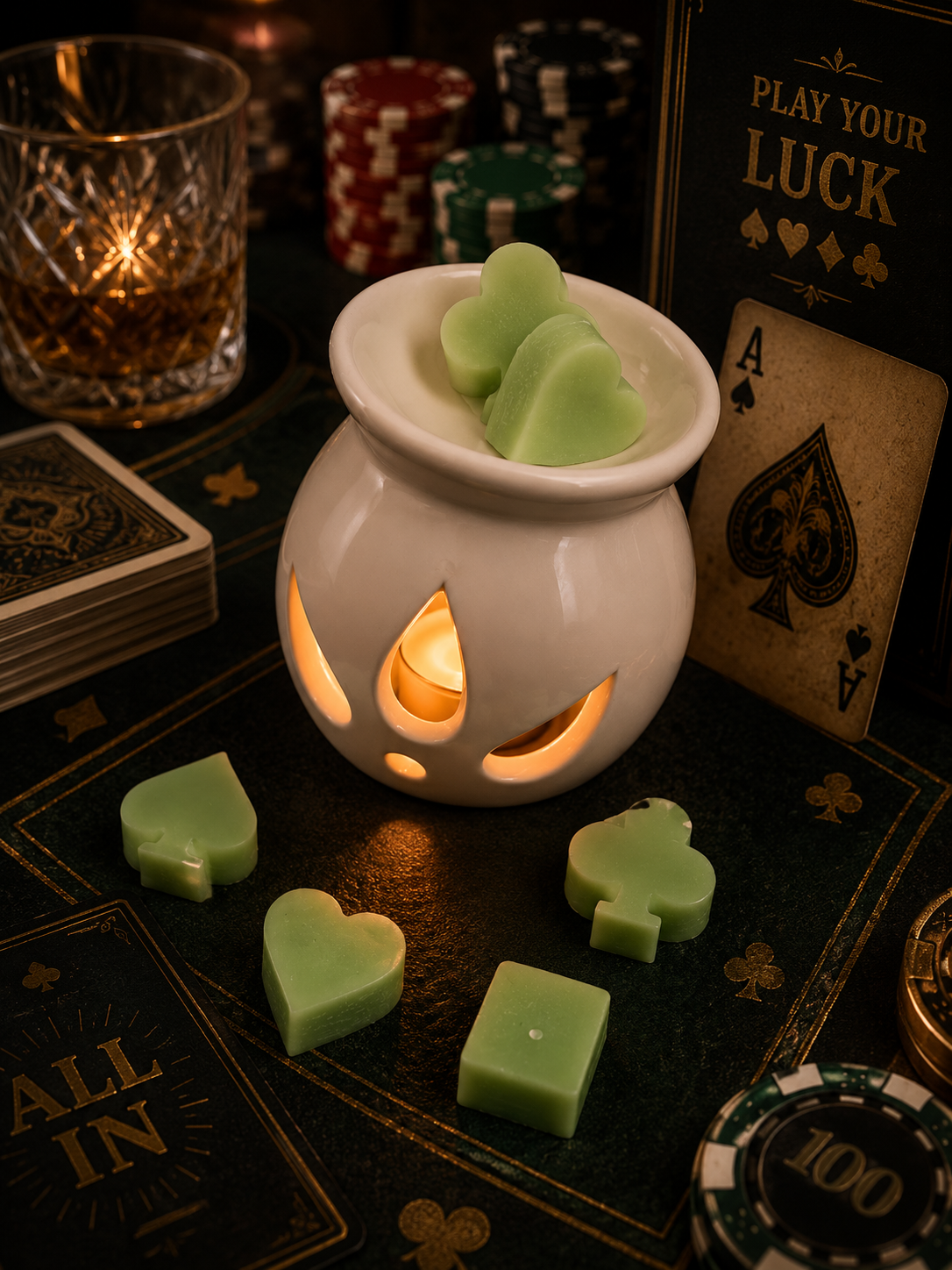♠️ Kaartspel Wax Melts – Luxe Collectie ✨