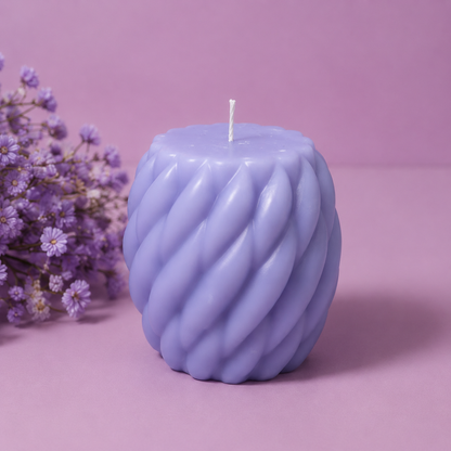 Twirl Druppel Kaars – Elegant Design ✨