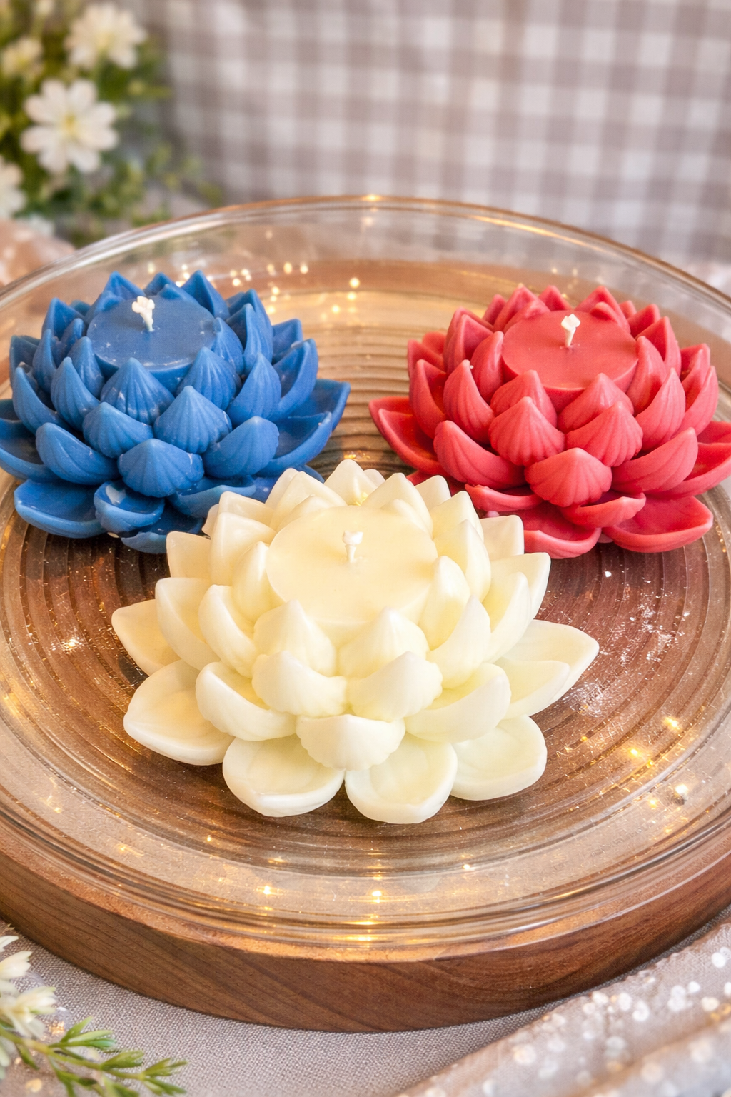 Lotus Bloem Kaars – Bloom Design 🌸