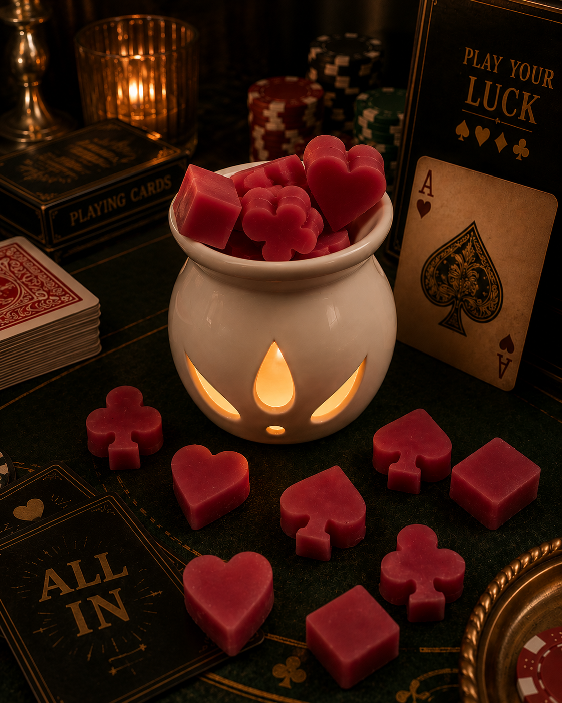 ♠️ Kaartspel Wax Melts – Luxe Collectie ✨
