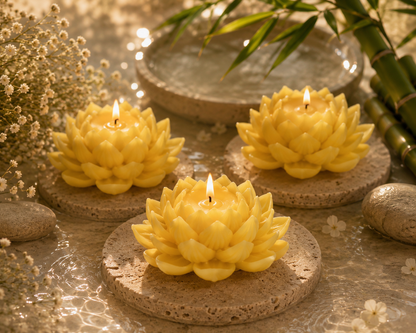 Lotus Bloem Kaars – Bloom Design 🌸