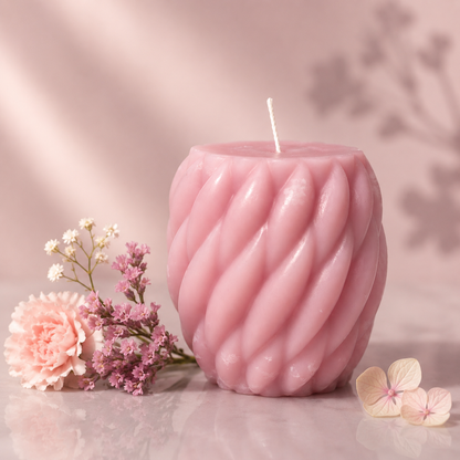 Twirl Druppel Kaars – Elegant Design ✨