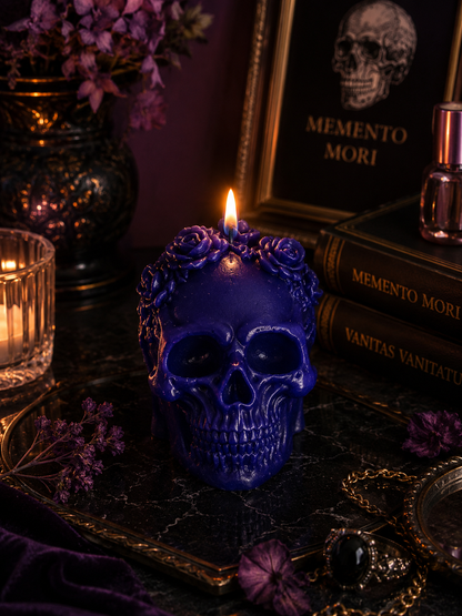 Schedel Kaars – Spooky Design 💀